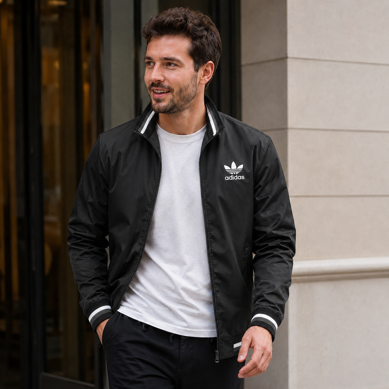 Men’s Classic Streetwear Bomber Jacket